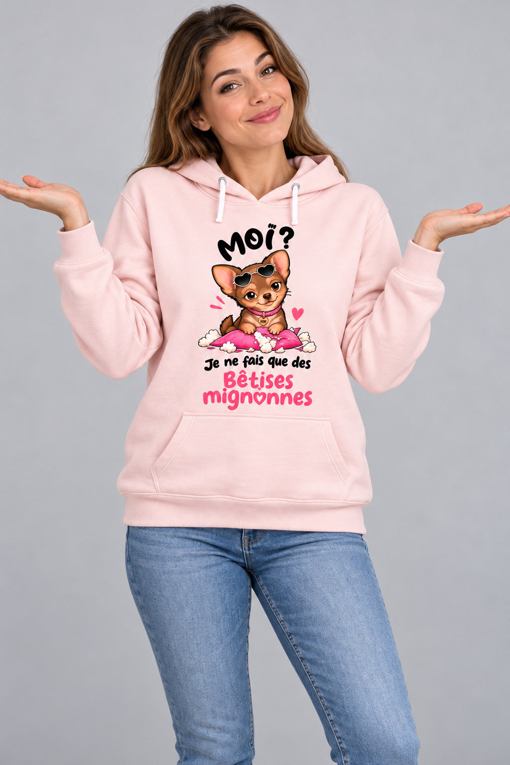 Sweat à capuche femme – 8 modèles au choix