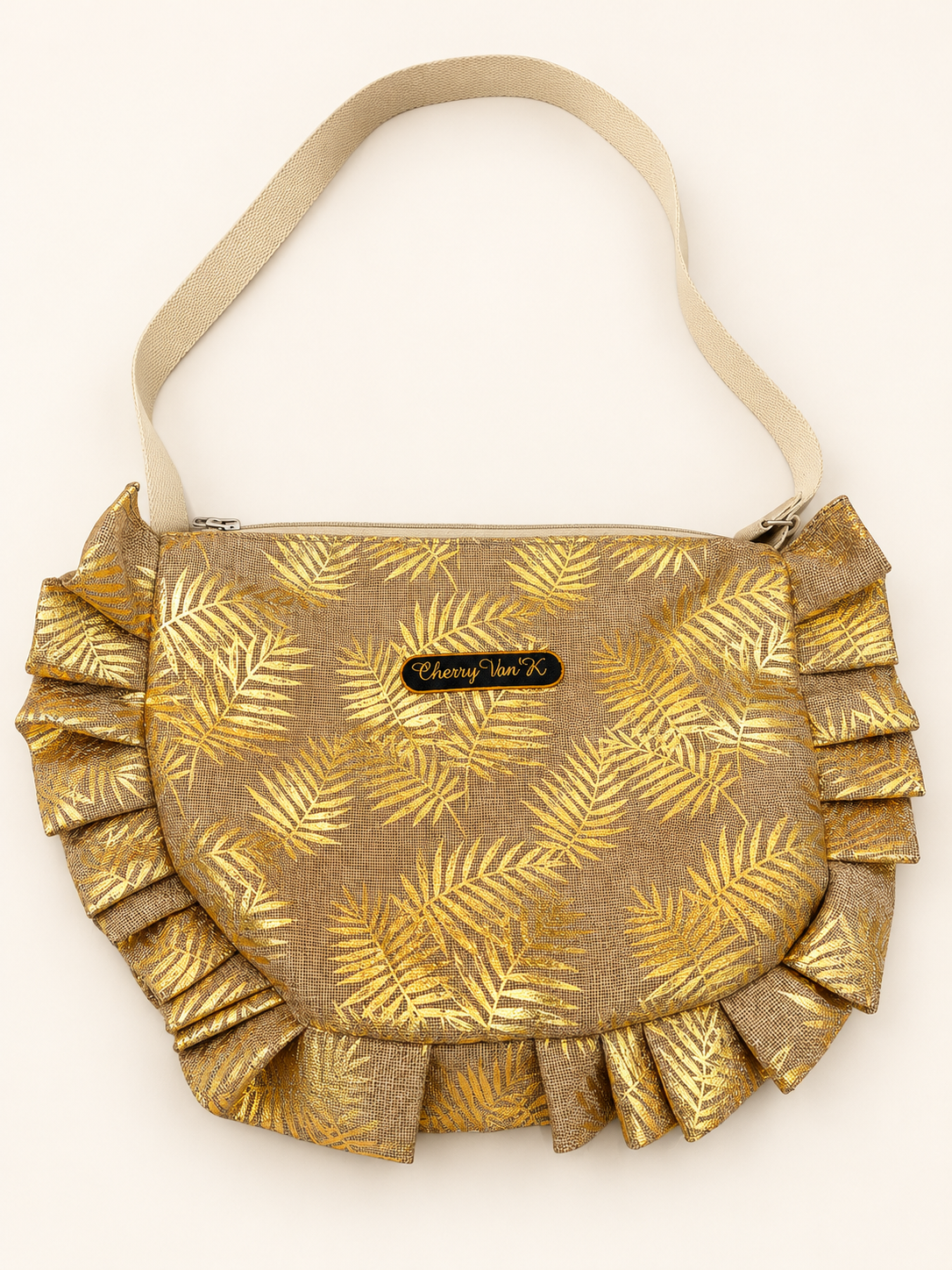 Sac bandoulière à volants Cherry Van K – 2 imprimés