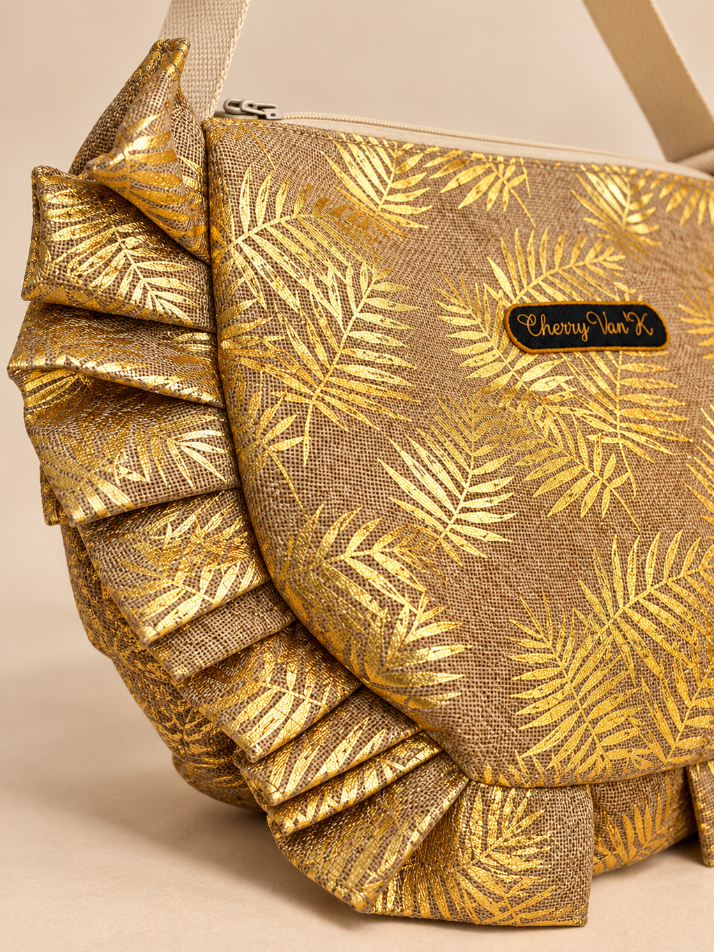 Sac bandoulière à volants Cherry Van K – 2 imprimés