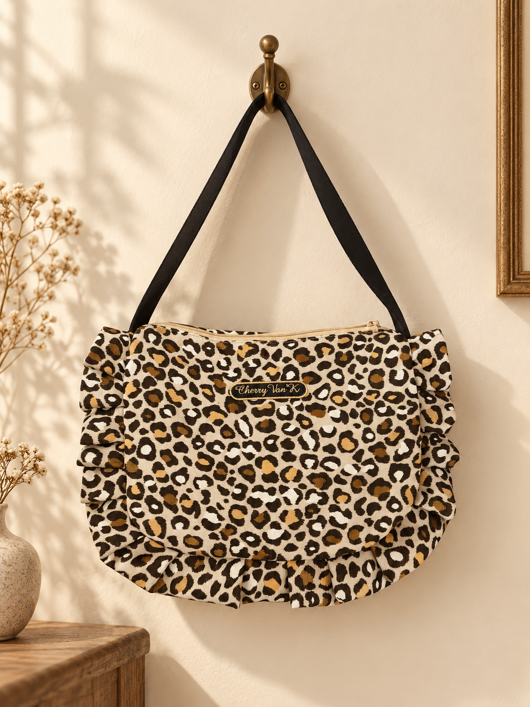 Sac bandoulière à volants Cherry Van K – 2 imprimés